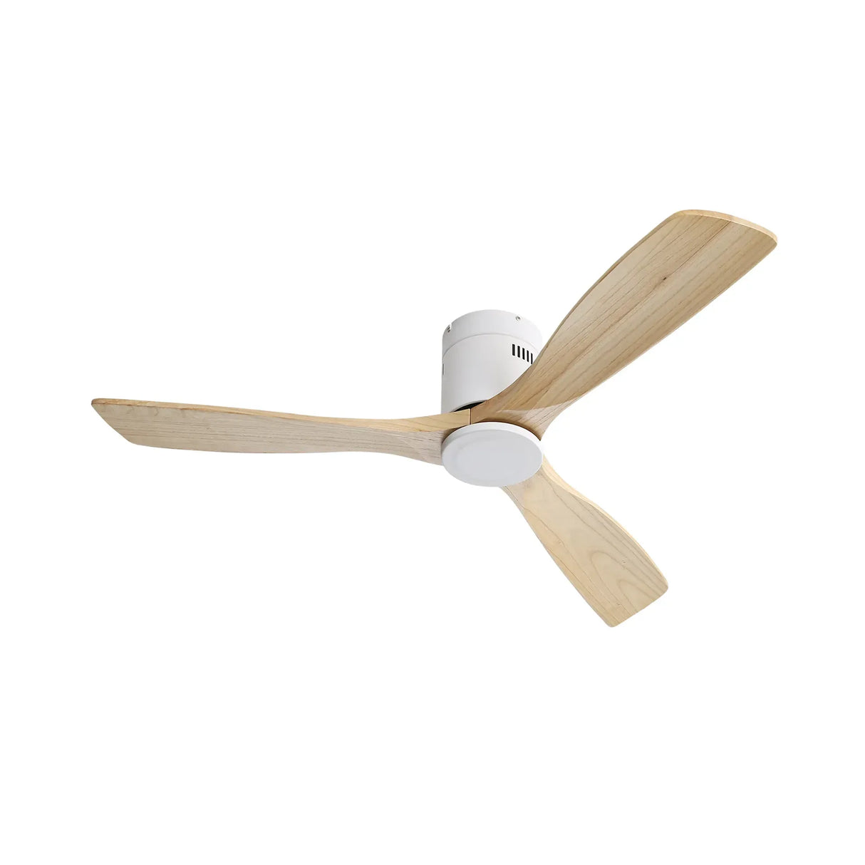 52-Inch Remote-Controlled Reversible DC Motor Wooden Ceiling Fan - Omega Lifestyles