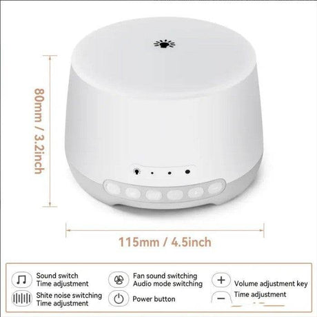 Rechargeable White Noise Sleep Aid Sound Device - Sleep Galleria