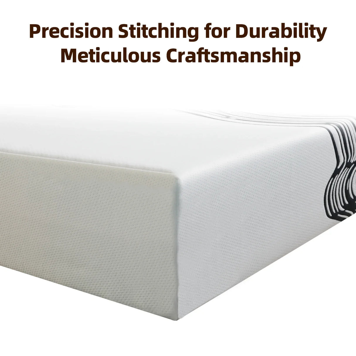 Medium 12-Inch Plush Foam Queen Mattress - Omega Lifestyles