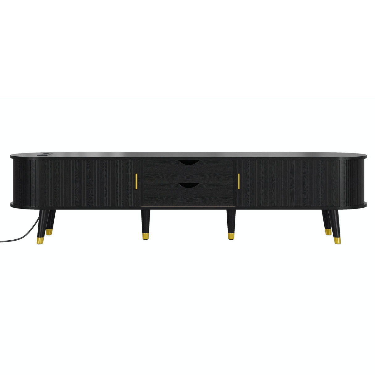 Mid-Century Modern TV Stand And Coffee Table Set - Sleep Galleria