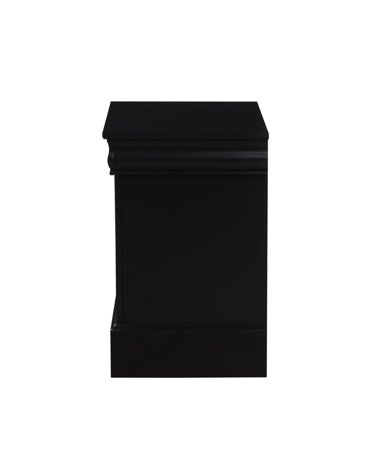 Black Synthetic Wood Modern Philippe III Nightstand - Omega Lifestyles