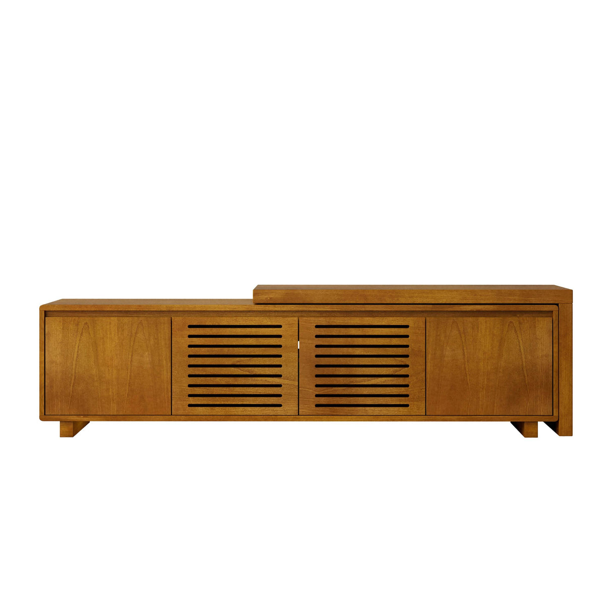 Mid-Century Modern Extendable TV Stand With Storage - Sleep Galleria