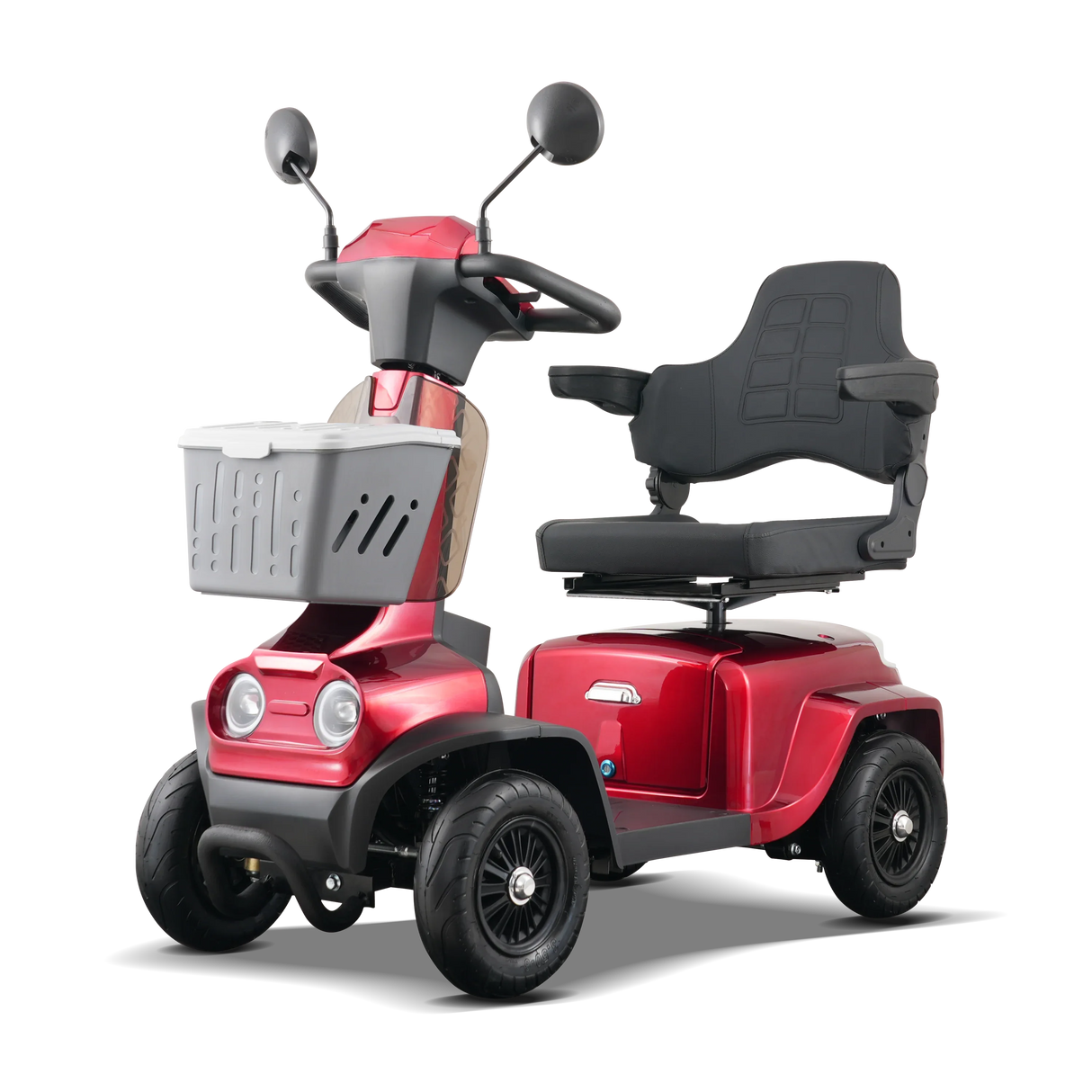 Heavy Duty 4 Wheel Mobility Scooter With Magnetic Brake - Omega Lifestyles