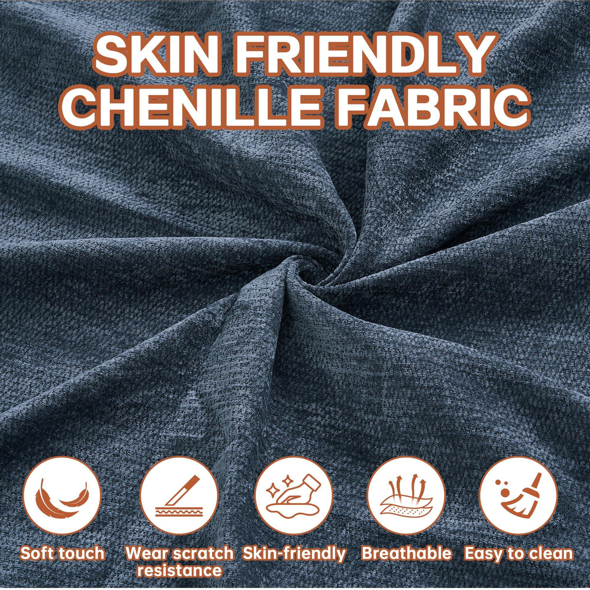 Modern Convertible Foam-Filled Sleeper Sofa Bed With Pillows - Omega Lifestyles