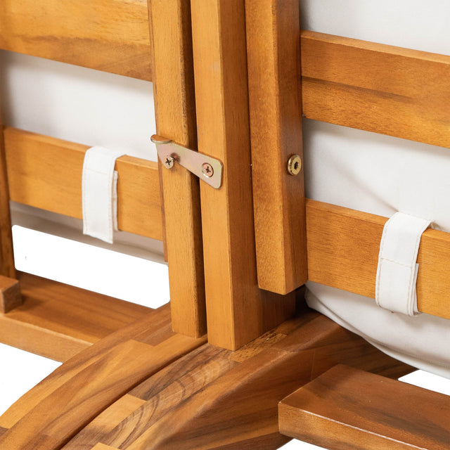 6-Piece Acacia Wood Modular Outdoor Patio Sofa Set - Omega Lifestyles