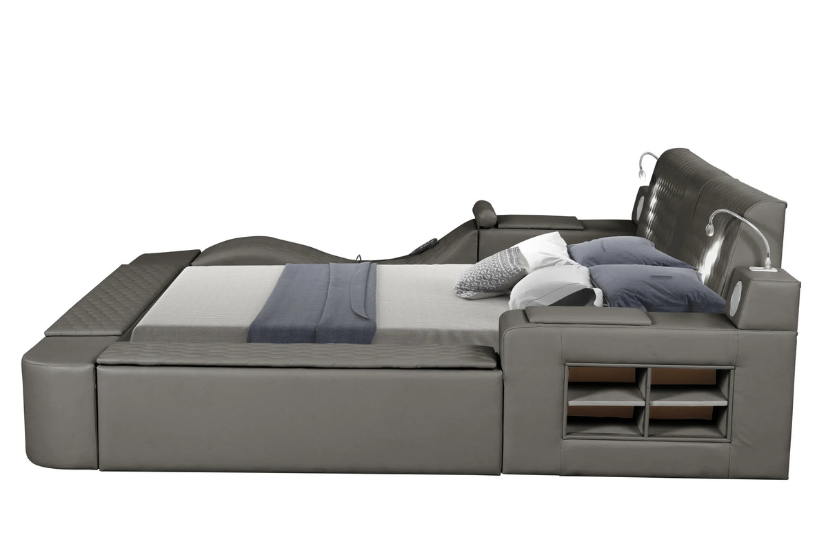 Remote-Controlled Massage Chaise Lounge Bed Frame - Omega Lifestyles