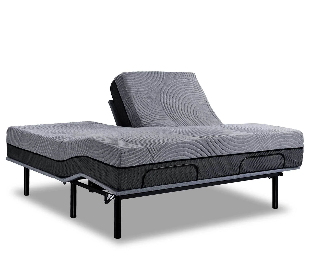 Soft 12-Inch Gel Max Cooling Memory Foam Split Top King Mattress - Omega Lifestyles