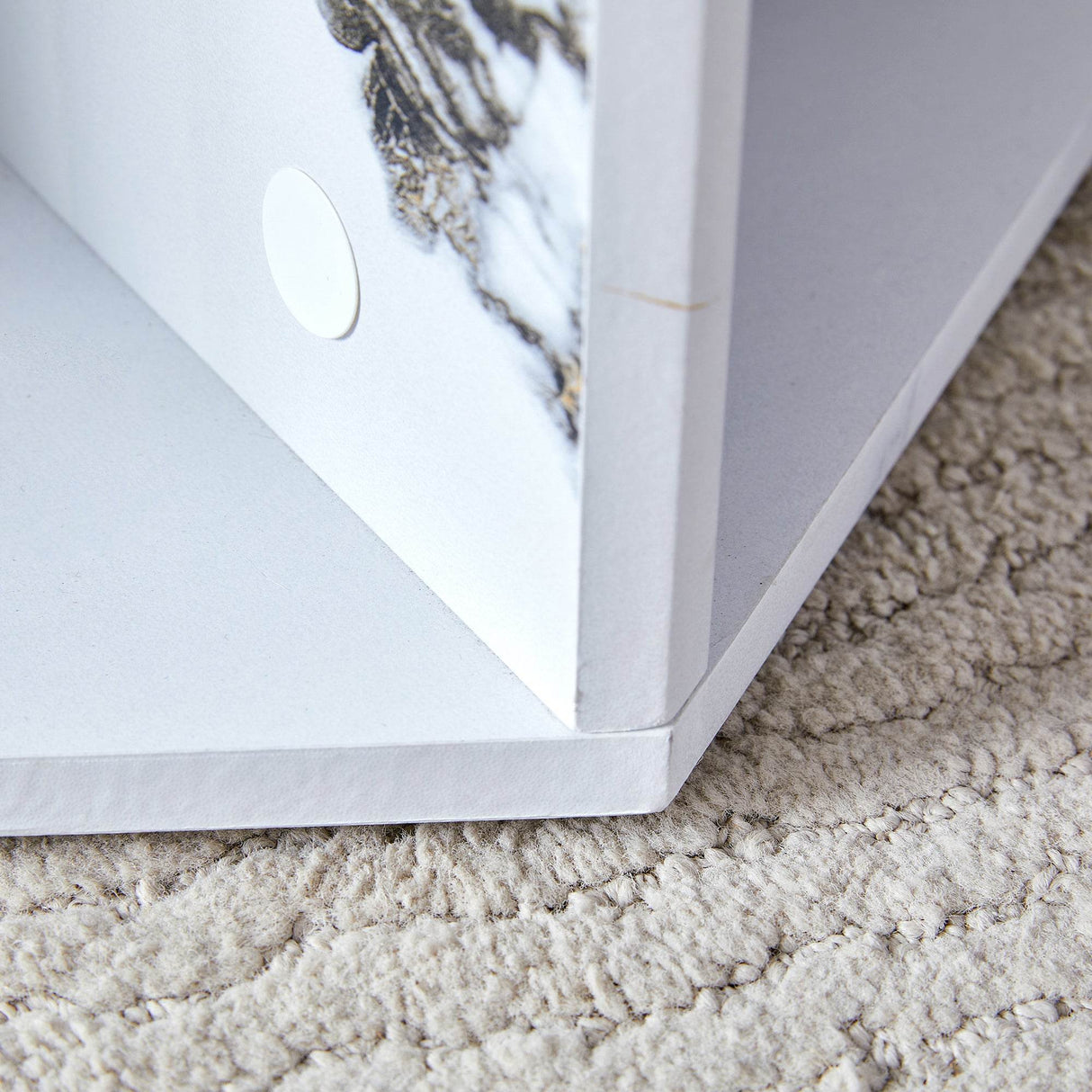 Hexagonal MDF Modern Stand-Up Coffee Table - Sleep Galleria