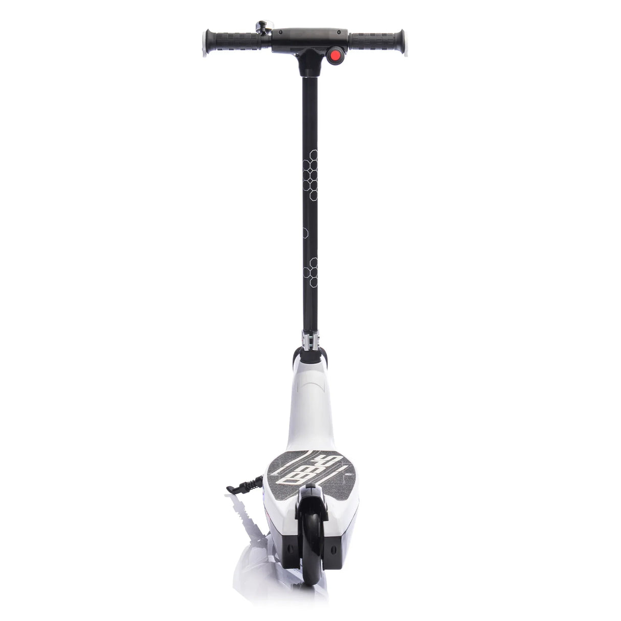 Kids Electric Scooter With Kickstand Bell Rear Brake And LED Lights - Omega Lifestyles