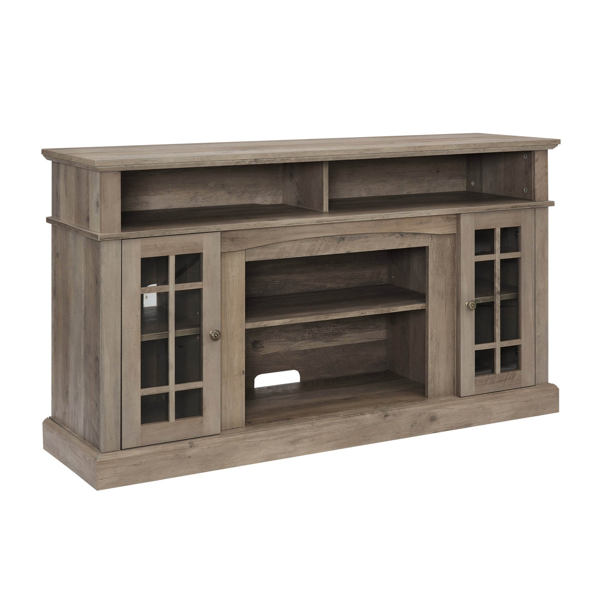 Classic Gray Wash MDF TV Stand Console - Sleep Galleria