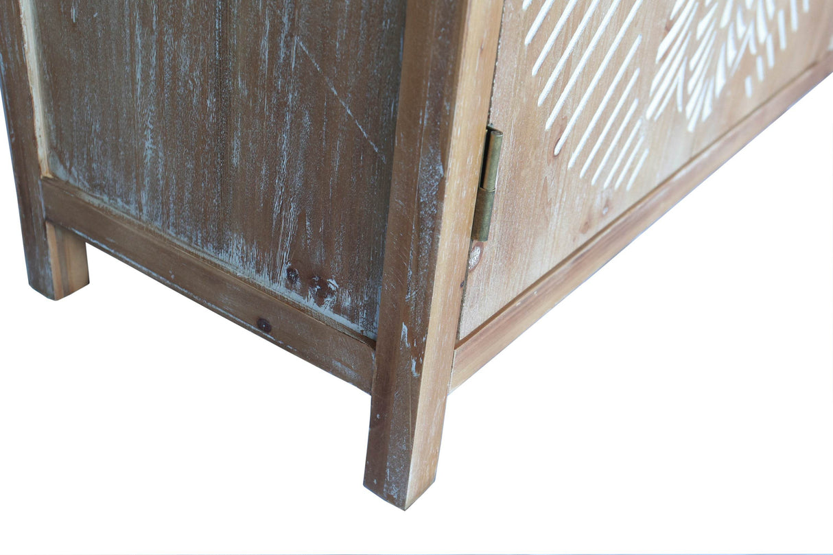 Vintage American Design Accent Corner Cabinet With Storage - Sleep Galleria