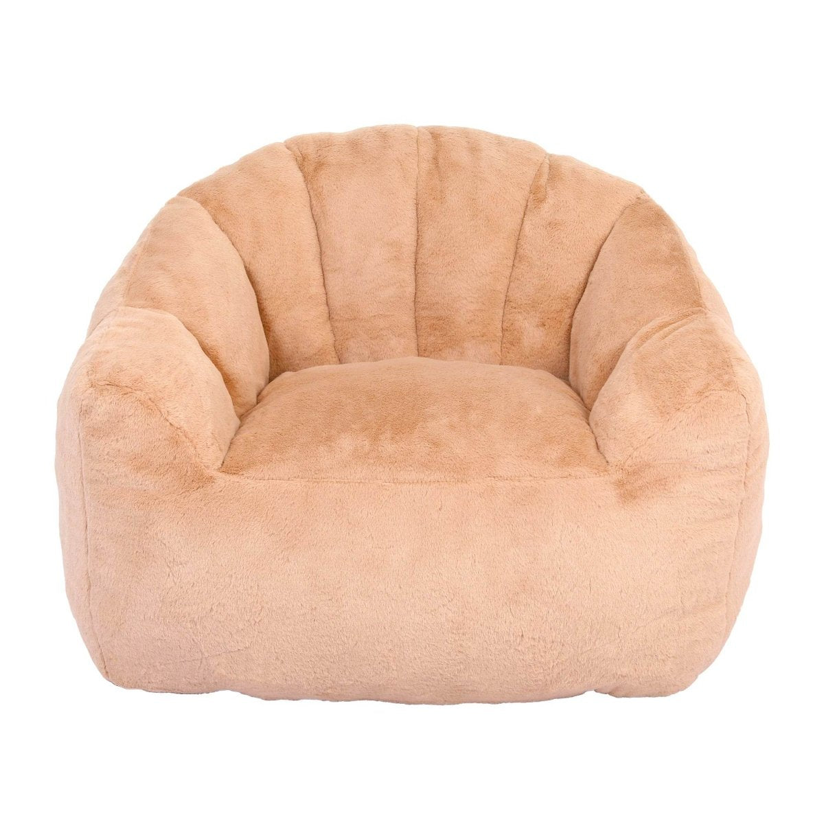 High-Density Foam Faux Fur Beanbag Chair - Sleep Galleria