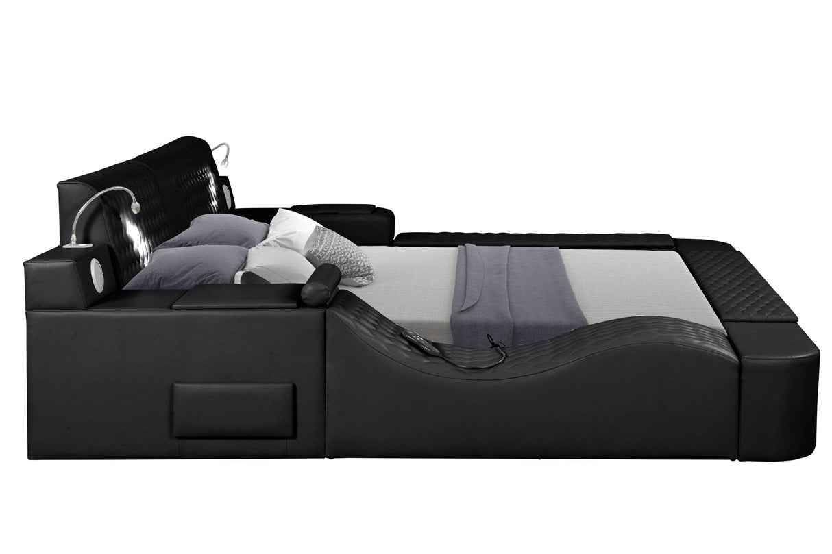 Remote-Controlled Massage Chaise Lounge Bed Frame - Omega Lifestyles