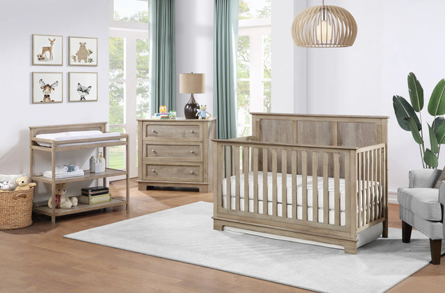 Grayson 4-in-1 Convertible Solid Wood Crib - Omega Lifestyles