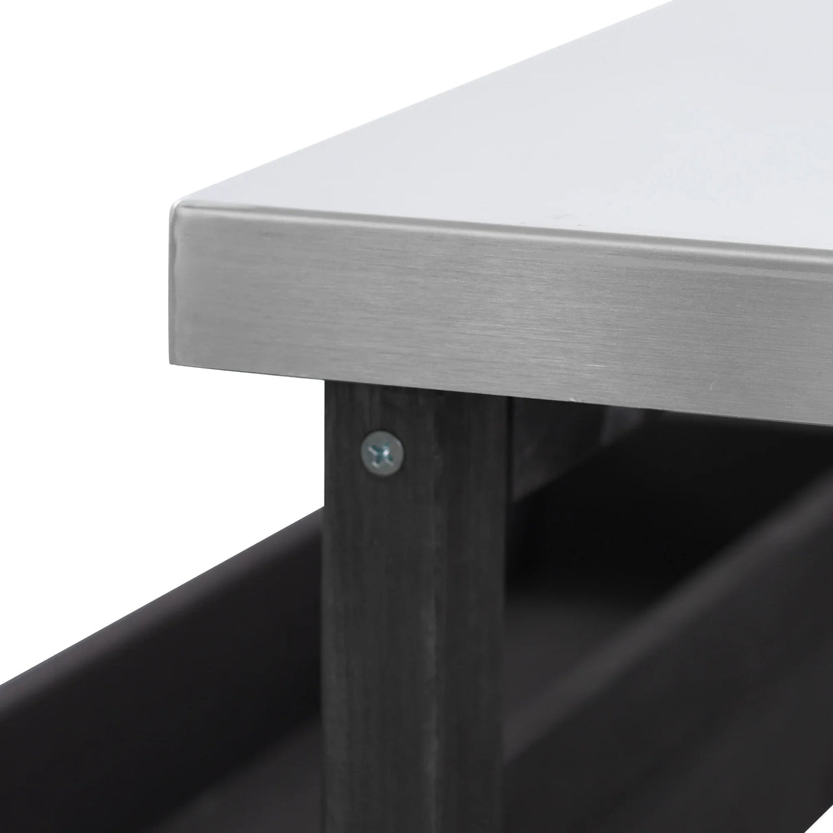 Farmhouse Solid Fir Wood Outdoor Kitchen Island Cart - Omega Lifestyles