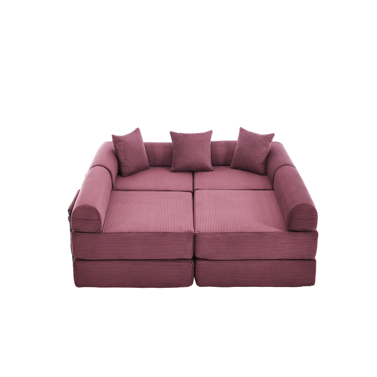 Convertible Corduroy Folding Memory Foam Sofa Bed - Omega Lifestyles