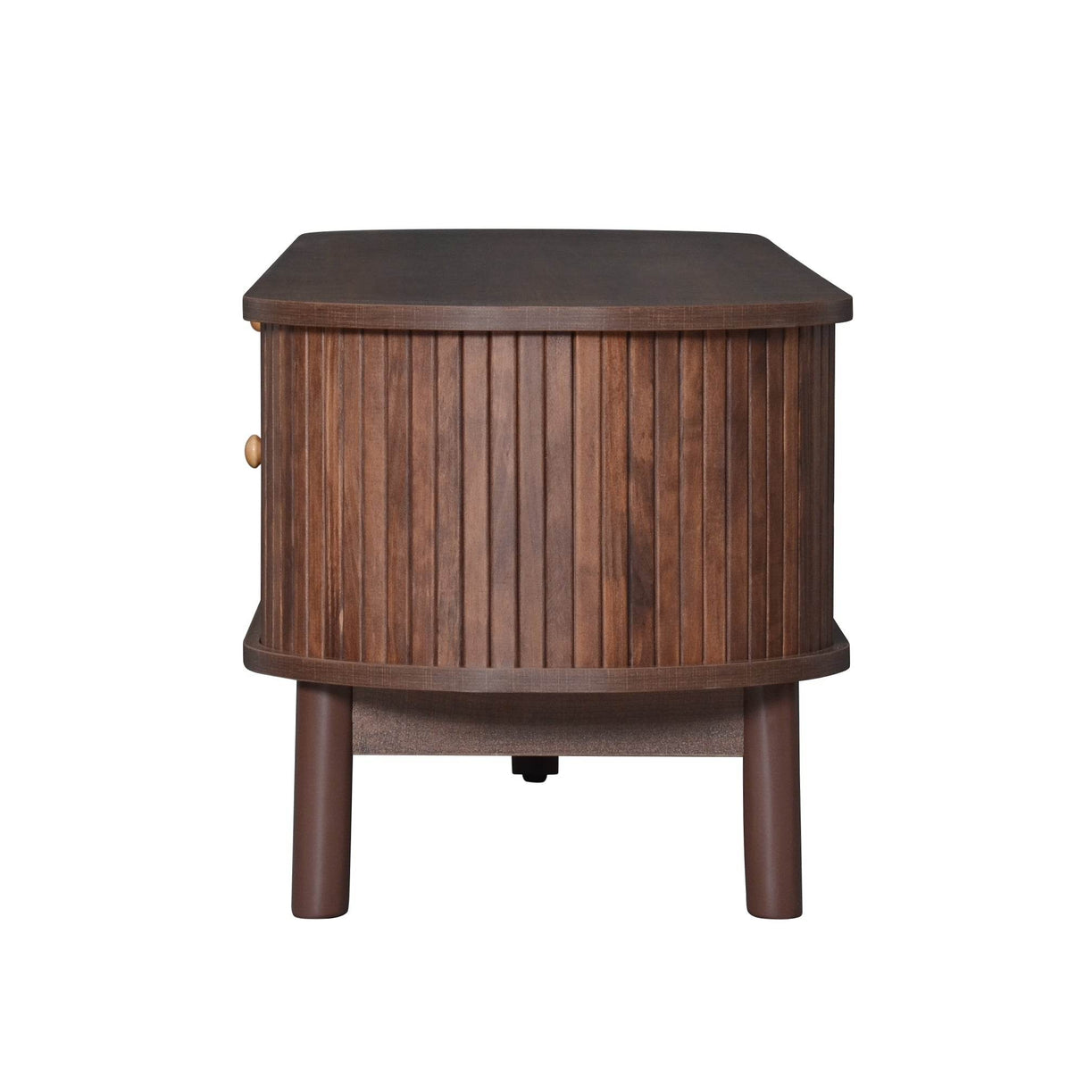 Modern Solid Wood Rattan Media Console TV Stand - Sleep Galleria