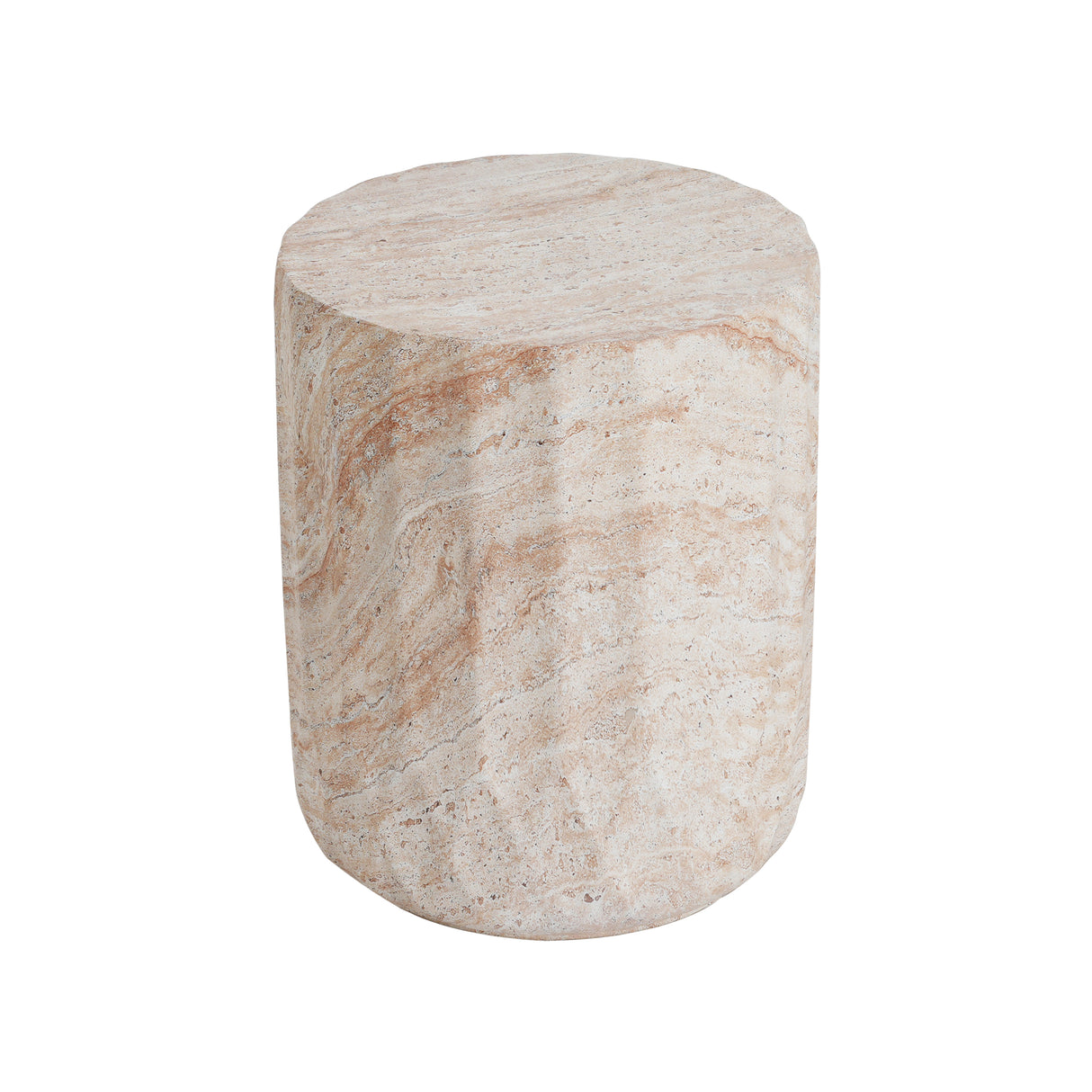 Lightweight Concrete Indoor Outdoor Cylinder Side Table