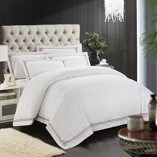 Four-Piece Pure Cotton Twill Comforter Set - Sleep Galleria