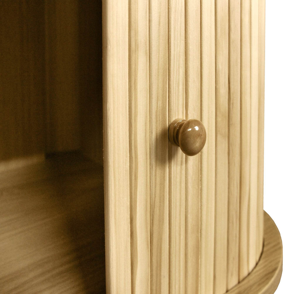 Rattan Solid Wood TV Stand With Storage Drawers - Sleep Galleria