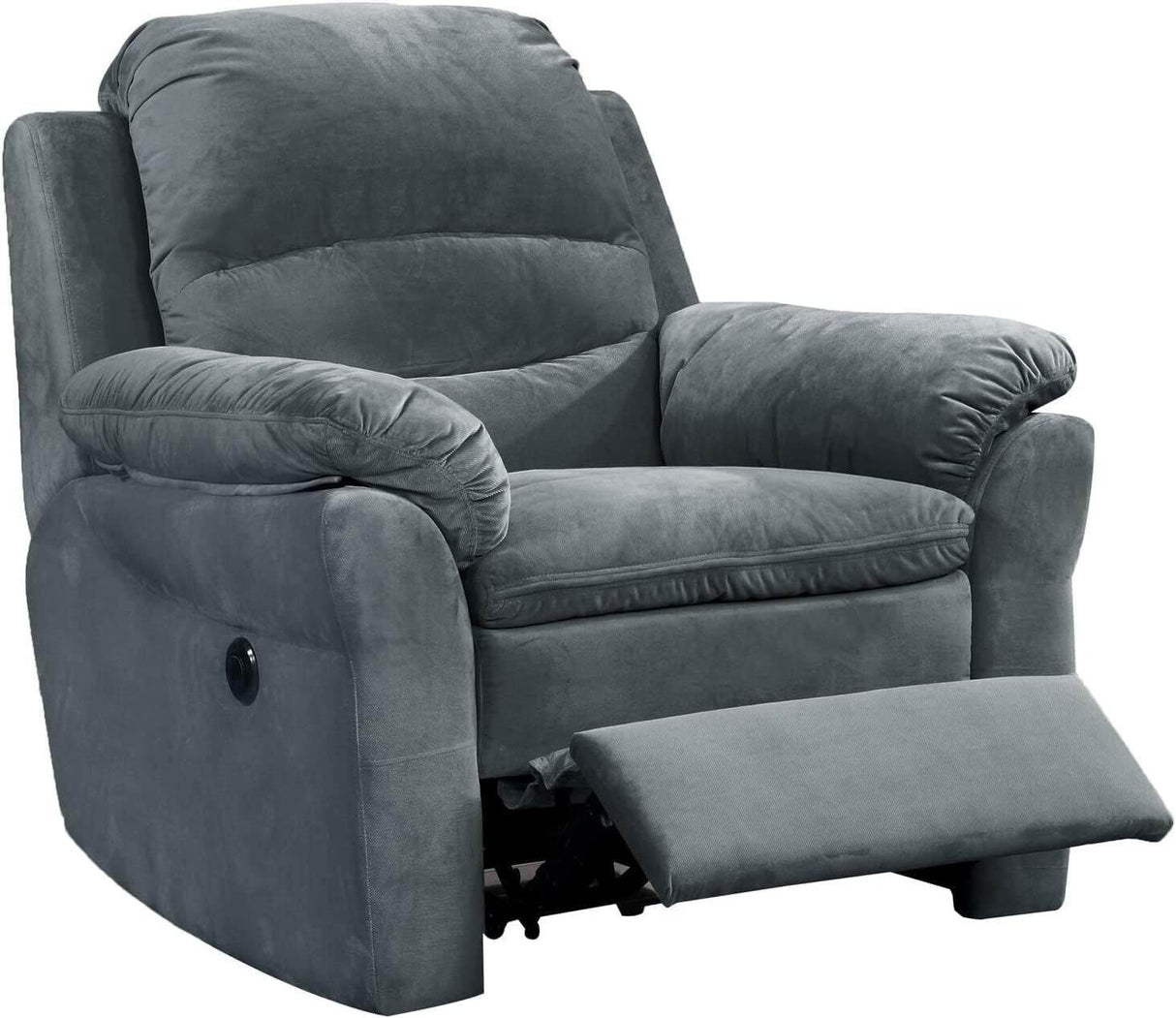 Fabric Memory Foam Electric Recliner Chair With USB Port