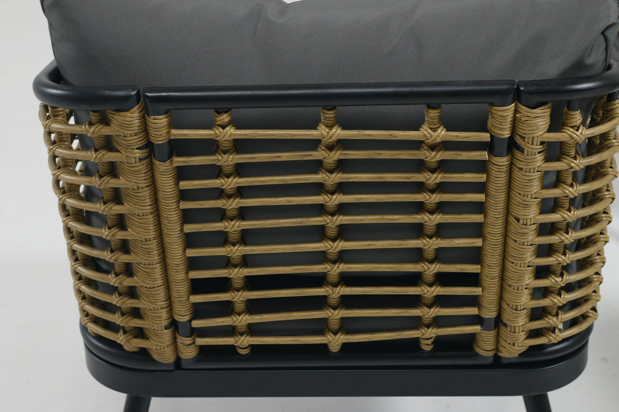 4-Piece PE Rattan Wicker Patio Sofa Set - Omega Lifestyles