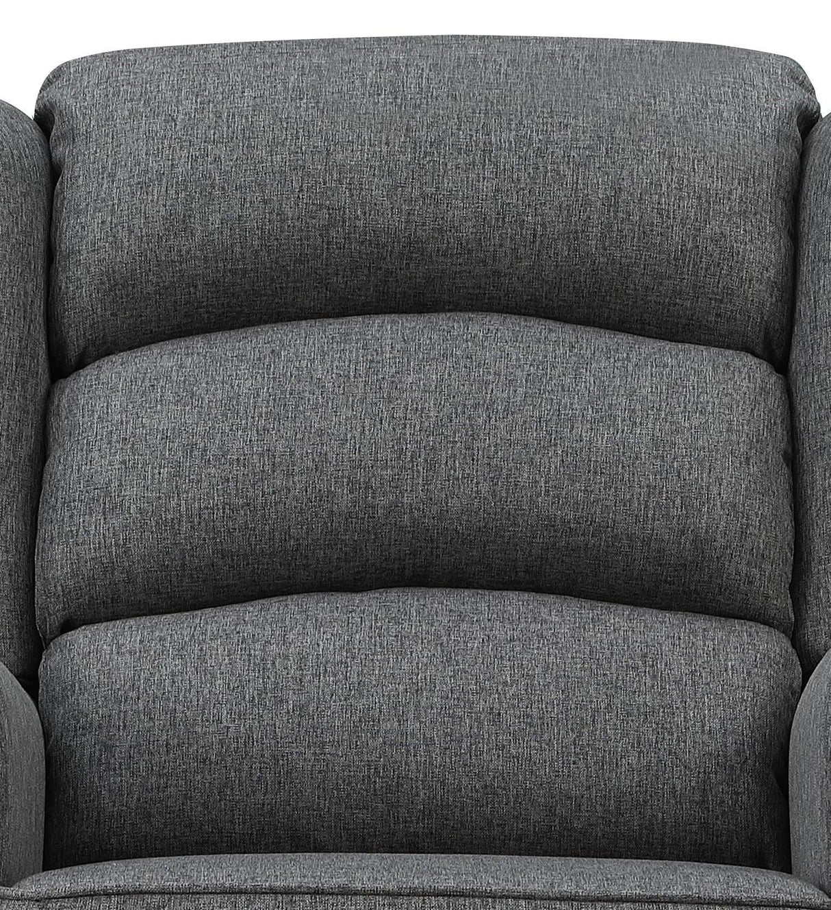 Gray Fabric Pocket Coil Rocking Chair With Wooden Legs - Omega Lifestyles