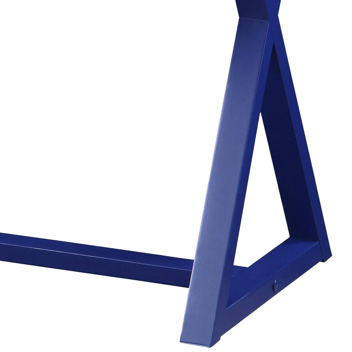 Twilight Blue Synthetic Wood Writing Desk With Drawer - Omega Lifestyles