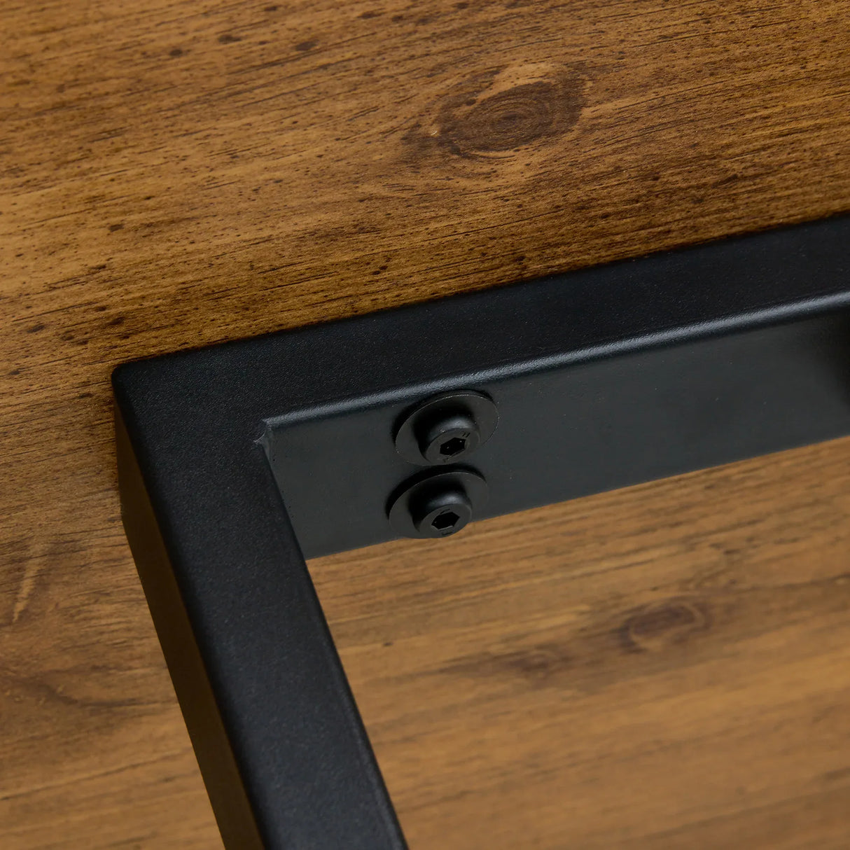 Wood-Textured MDF Dining Table Set With 4 Fabric Chairs - Omega Lifestyles