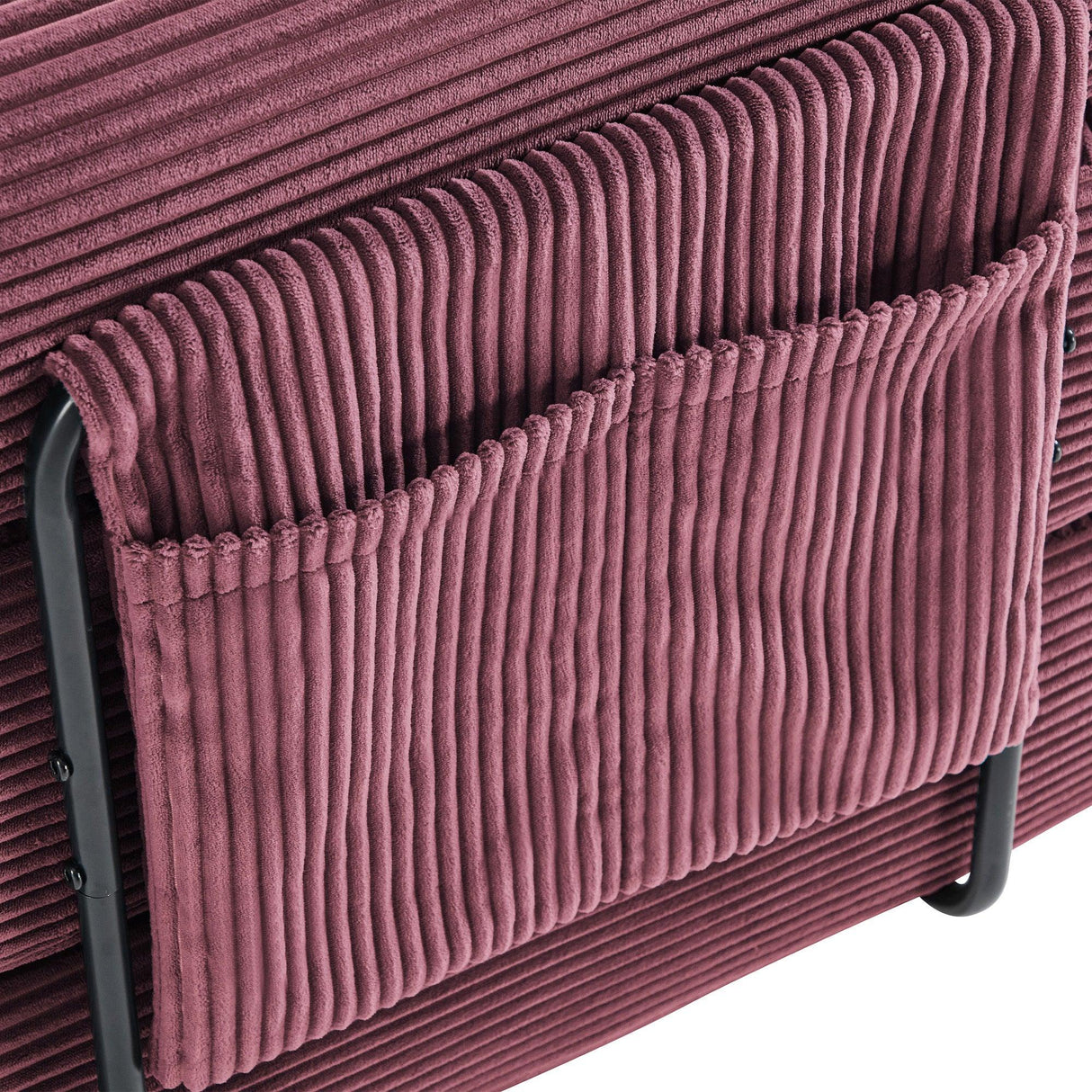 Convertible Corduroy Folding Memory Foam Sofa Bed - Omega Lifestyles