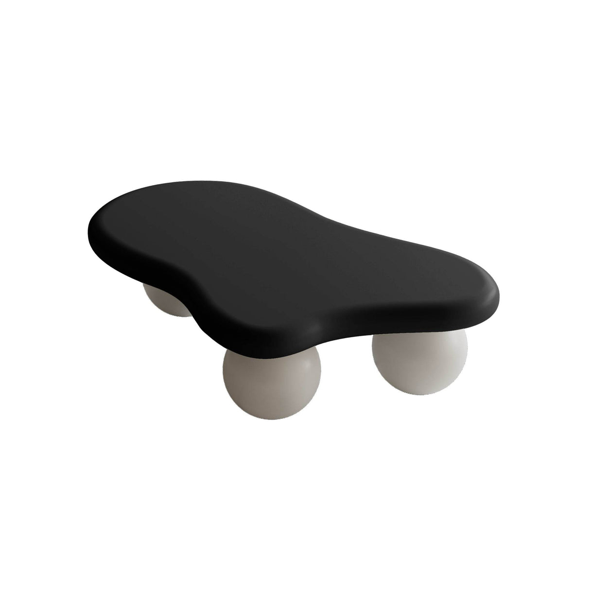 Modern 40-Inch Cloud Shaped Lacquered Coffee Table - Sleep Galleria