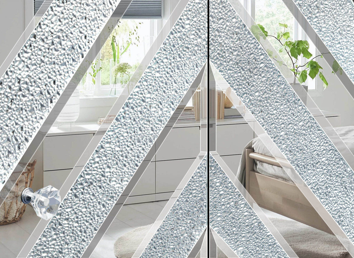 47-Inch Mirrored Dual Door TV Media Console - Sleep Galleria