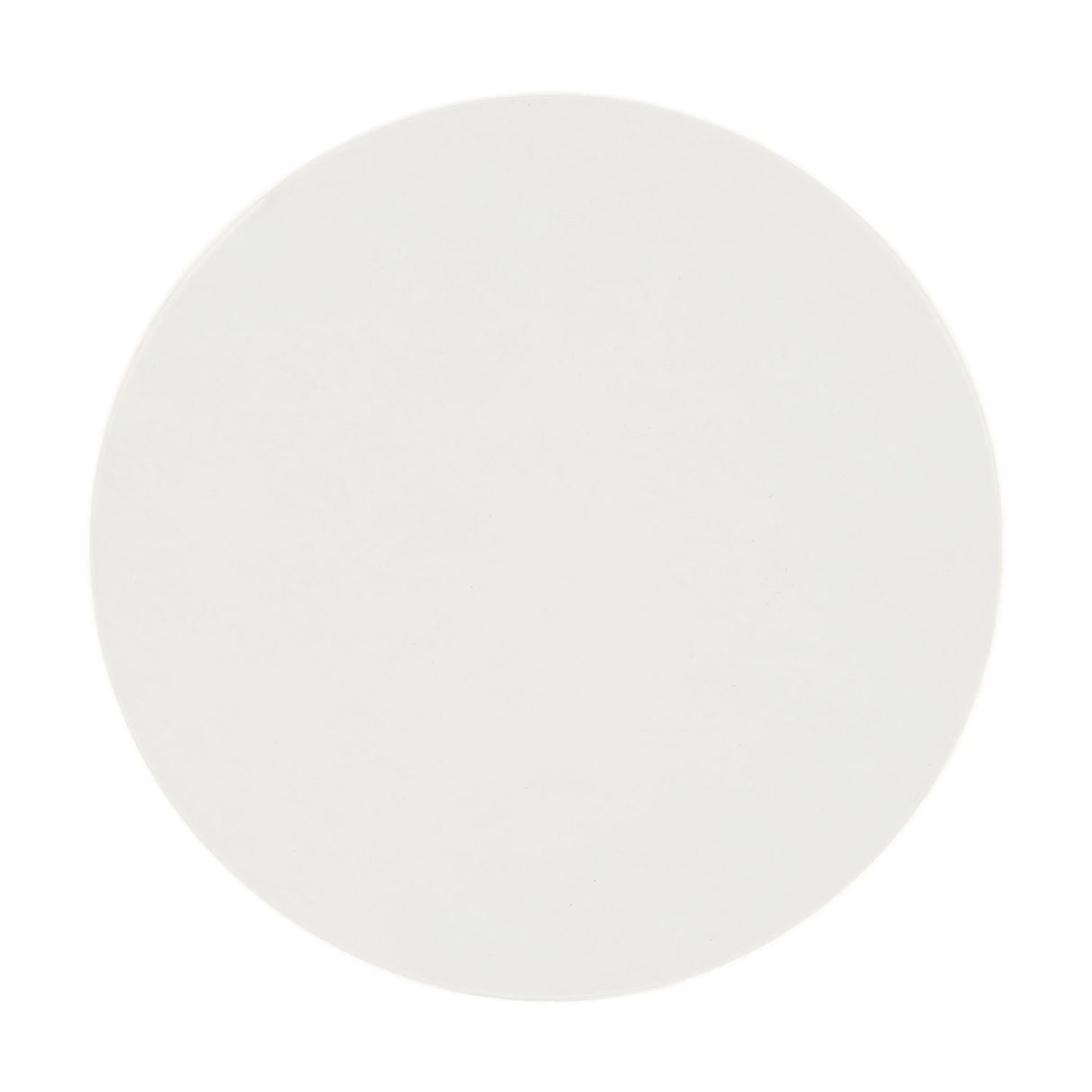 Natural White Round Cement Coffee Table Synthetic Wood - Omega Lifestyles