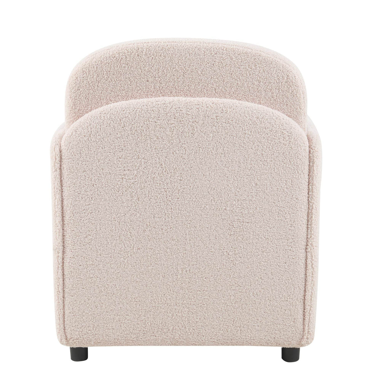 Pet Friendly Sherpa Upholstered Fluffy Fabric Accent Chair - Omega Lifestyles