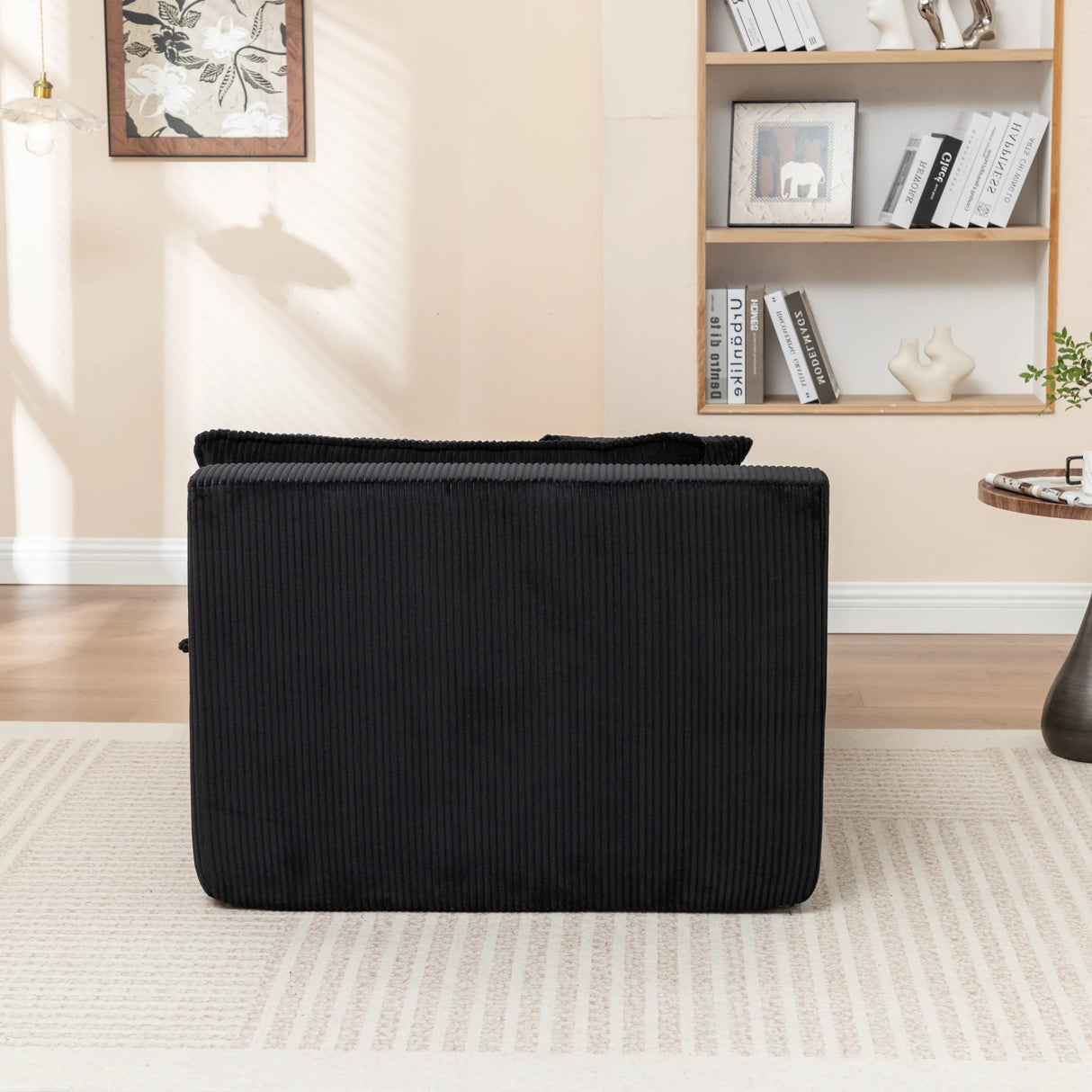 Corduroy Foam Right Armrest Chaise Lounge Chair - Omega Lifestyles