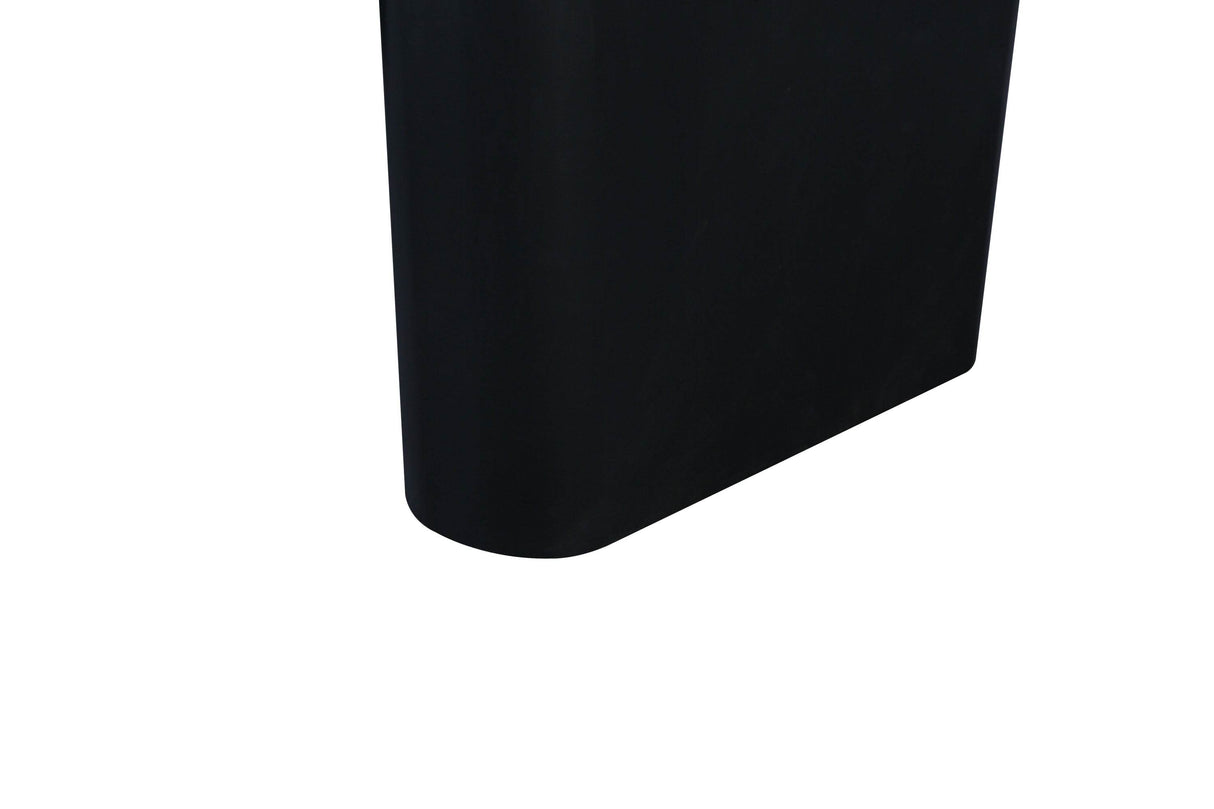 51-Inch Oval Tapered Tabletop MDF Coffee Table - Sleep Galleria