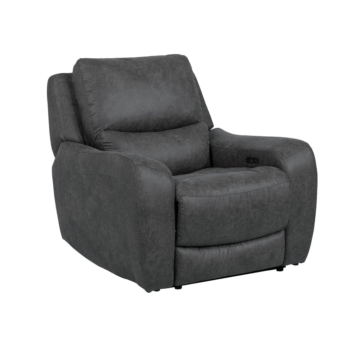 Contemporary Power Recliner Oversized Seat Soft Track Arms - Omega Lifestyles