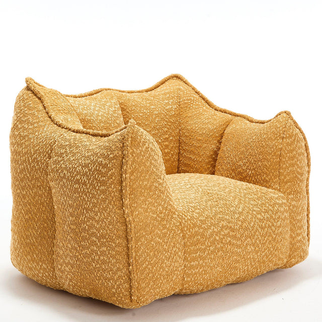 Chenille Foam Bean Bag Chair for Living Room - Omega Lifestyles