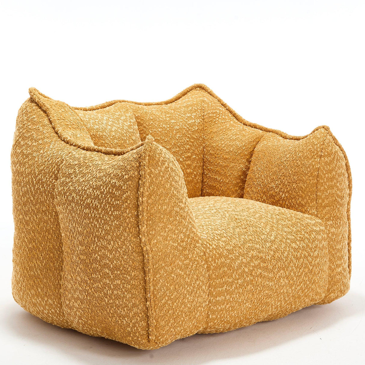 Chenille Foam Bean Bag Chair for Living Room - Omega Lifestyles