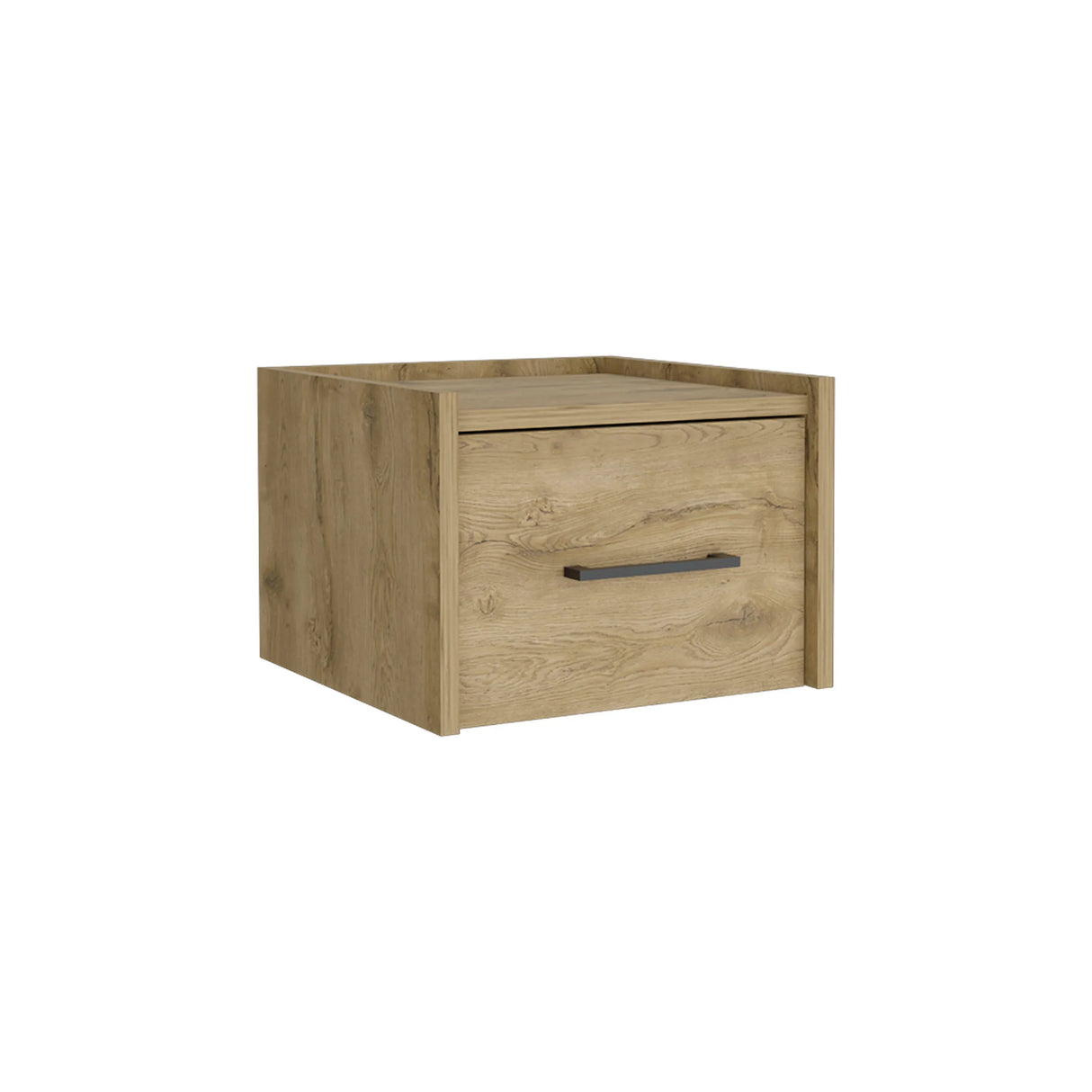 Floating Wall-Mounted Nightstand With Drawer Storage - Omega Lifestyles