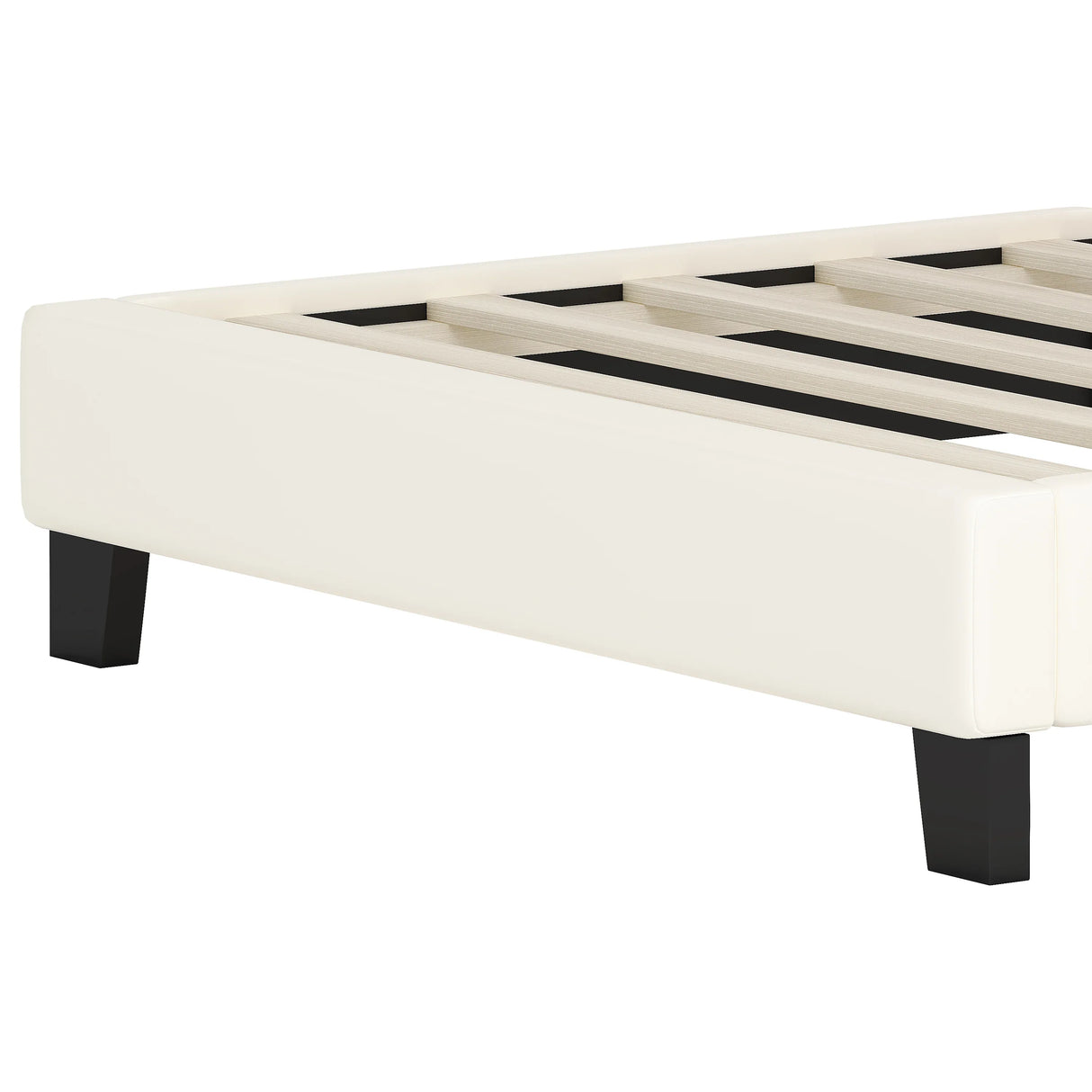 Twin Upholstered Princess Platform Bed With Crown Headboard - Omega Lifestyles