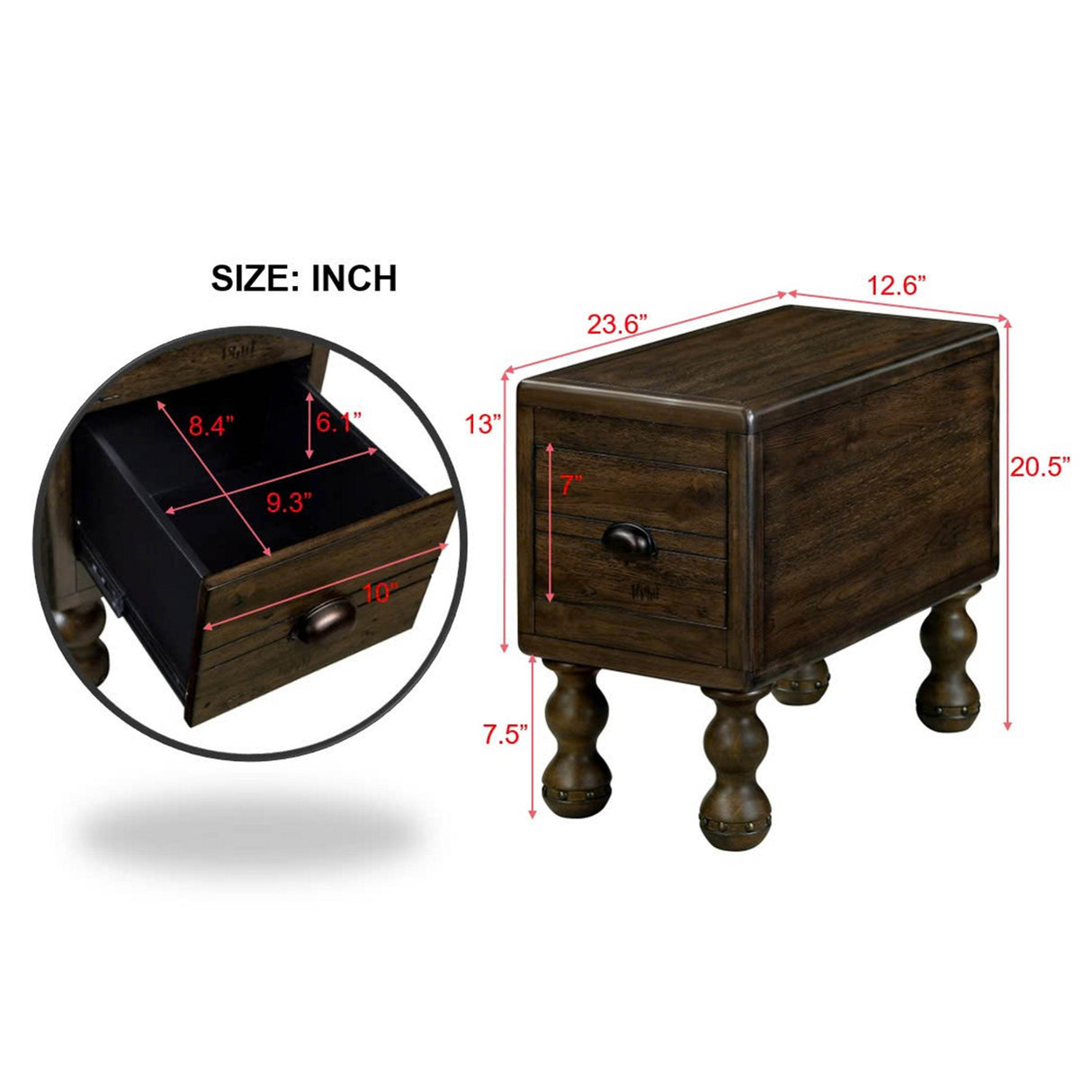 3-Piece Solid Wood Coffee Table And End Tables Set - Sleep Galleria