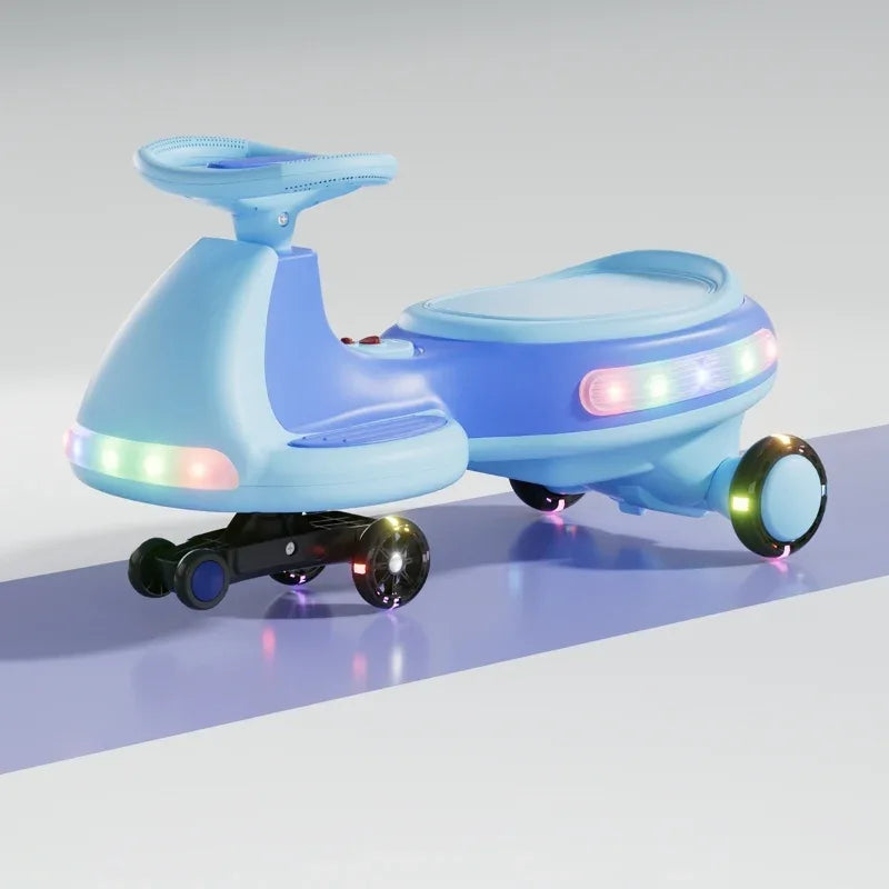 12V7 Electric Bluetooth Wiggle Car With LED Lights - Omega Lifestyles