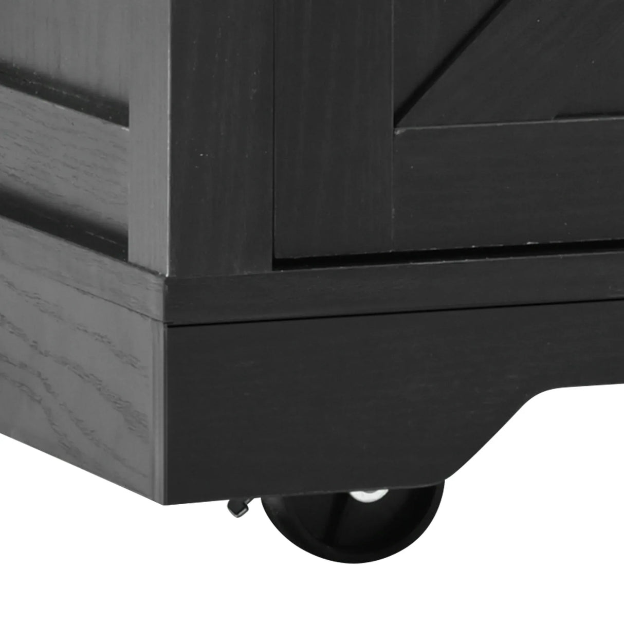 Farmhouse Kitchen Island Rolling Cart With Power Outlet - Omega Lifestyles