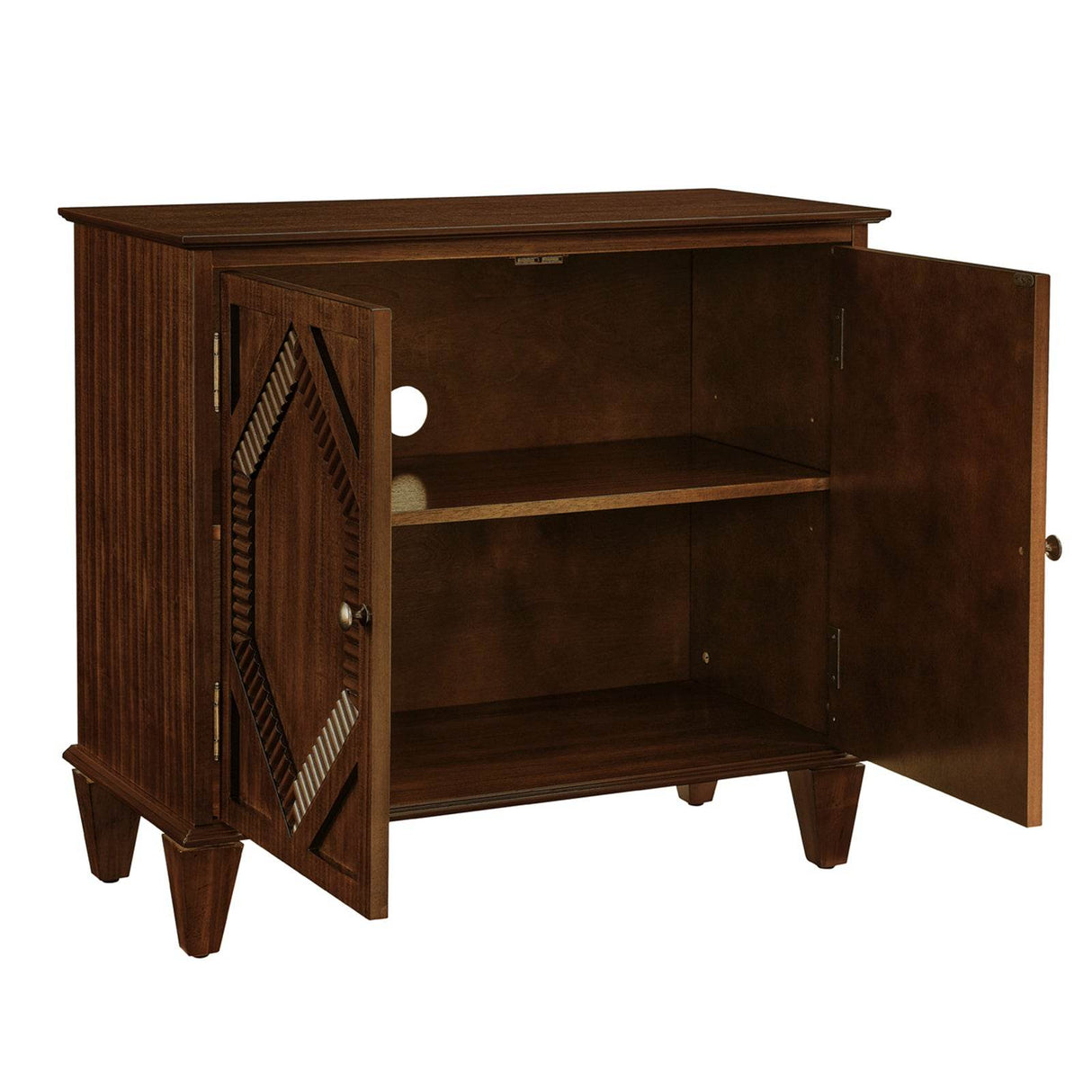 Mid Century Modern Walnut Storage Sideboard Cabinet - Sleep Galleria