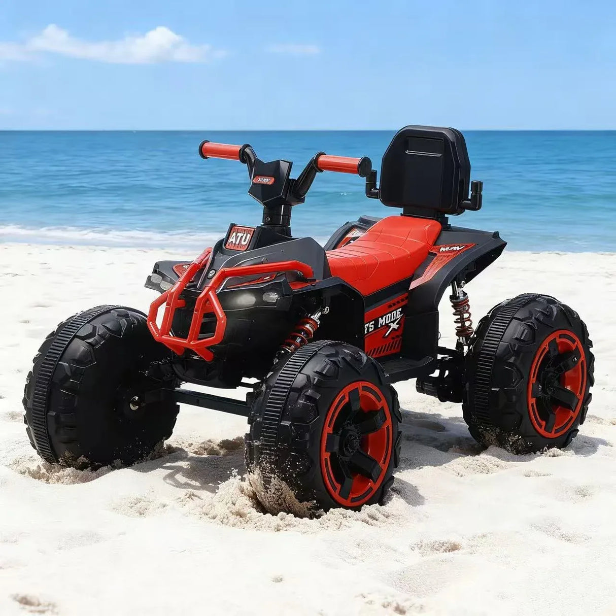 12V Kids Electric Dual Drive Shock Absorption ATV Car - Omega Lifestyles