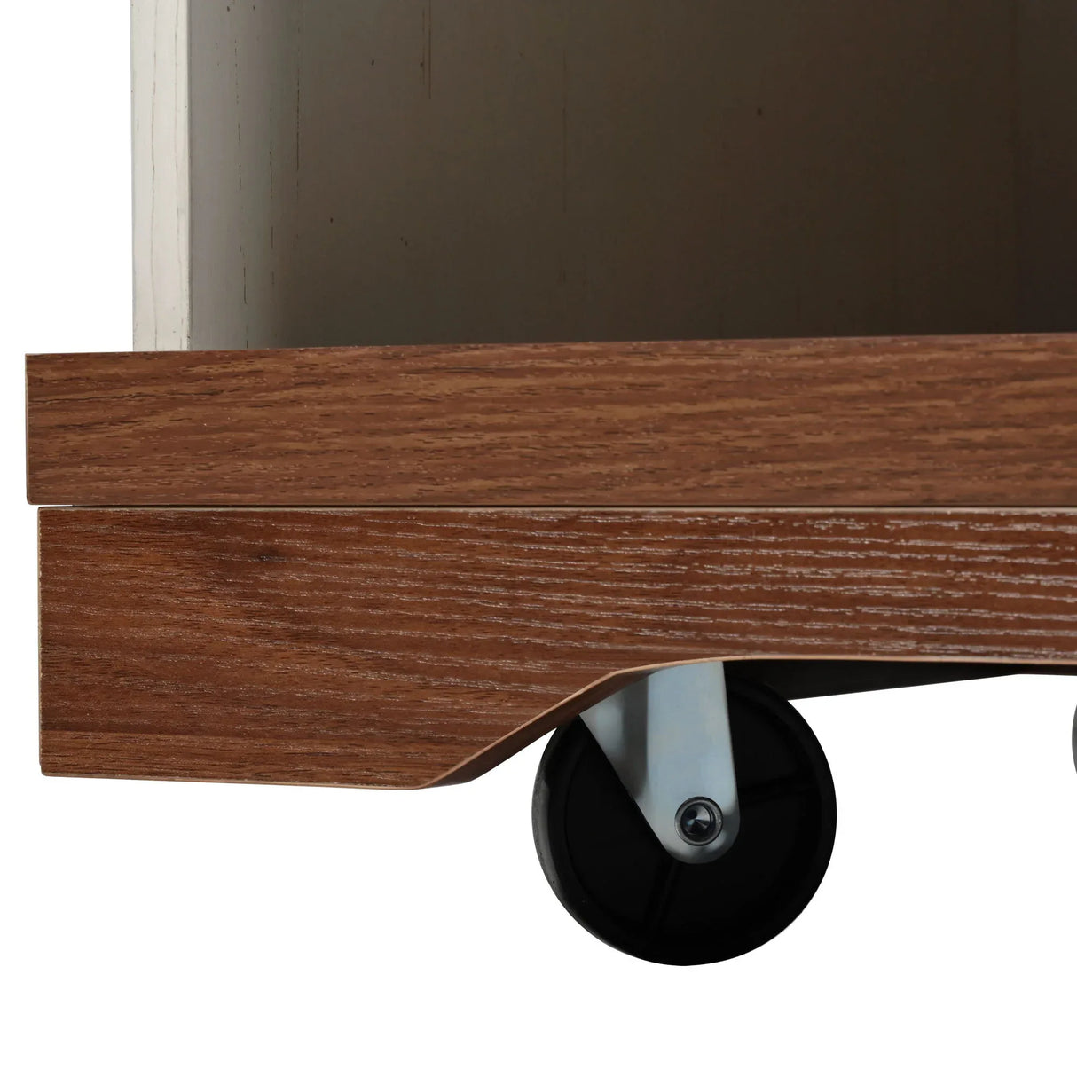 Farmhouse Sliding Barn Door Kitchen Island Cart - Omega Lifestyles