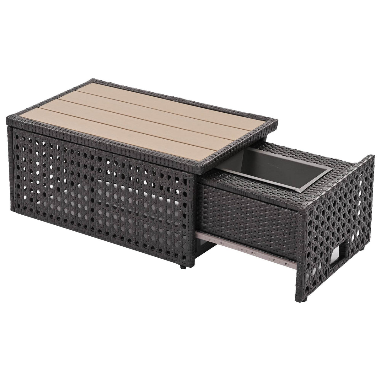 Diamond Weave Outdoor Sectional Furniture Set With Cushions - Omega Lifestyles