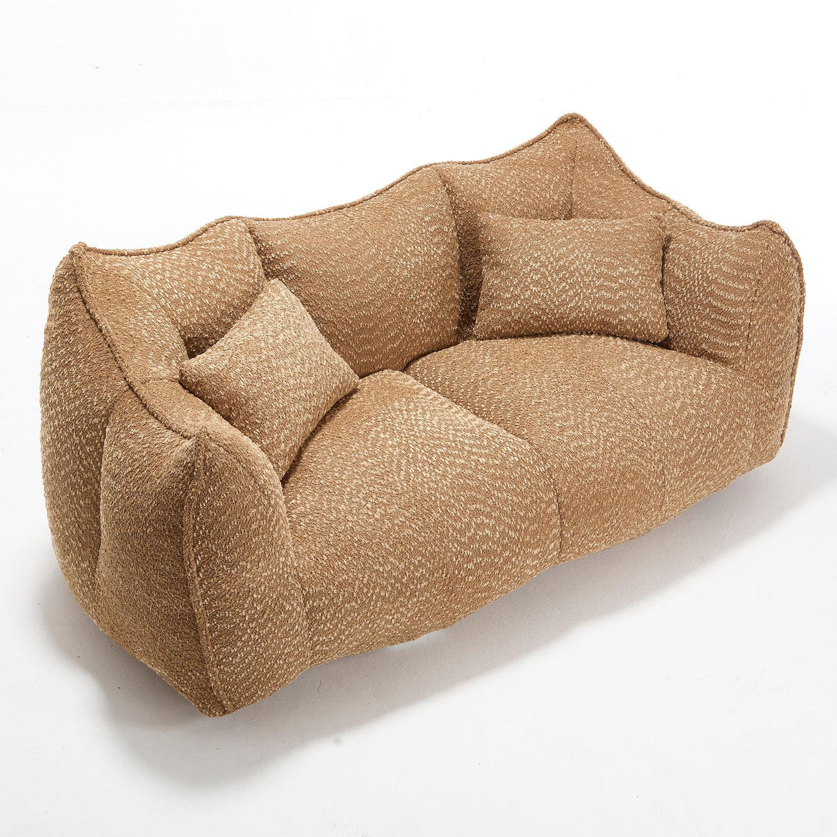 Dual Chenille Bean Bag Chair With High Resilience Foam - Omega Lifestyles