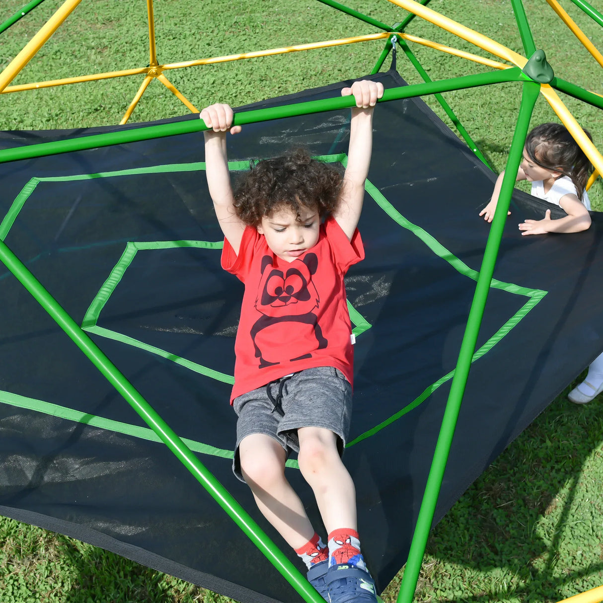 12-Foot Outdoor Kids Metal Climbing Dome Tower - Omega Lifestyles